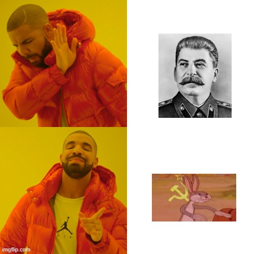 soviet union blyat | image tagged in memes,drake hotline bling | made w/ Imgflip meme maker