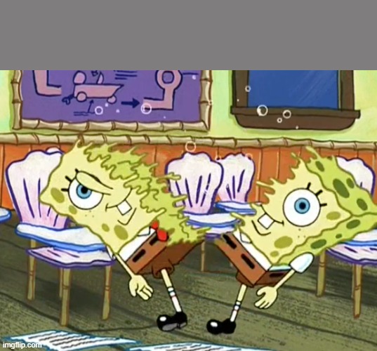 Spongebob cut in half | image tagged in spongebob cut in half,meme template,spongebob | made w/ Imgflip meme maker