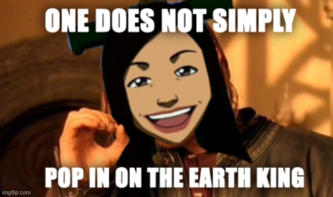 joo dee one does not simply | image tagged in avatar the last airbender,one does not simply | made w/ Imgflip meme maker