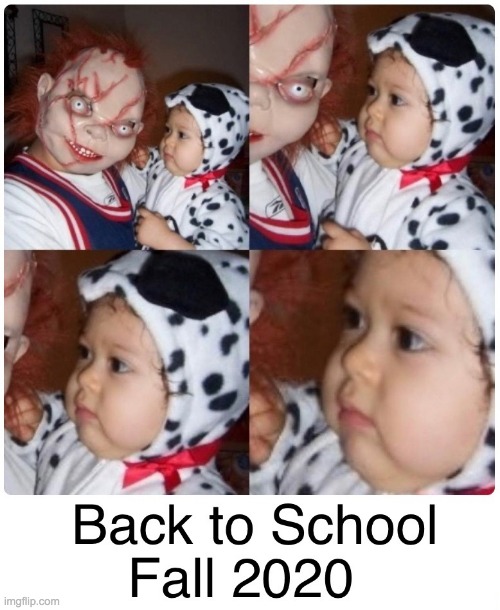 Back to School Fall 2020 | image tagged in back to school fall 2020 | made w/ Imgflip meme maker