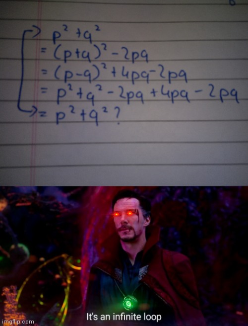 Doctor Strange meme funny | image tagged in maths meme | made w/ Imgflip meme maker