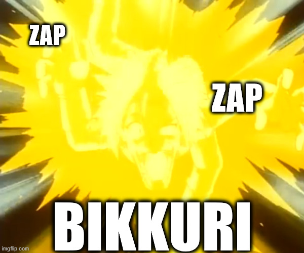 Pwned | Shock To Your System ! | ZAP; ZAP; BIKKURI | image tagged in memes,anime,japanese,electric,shocked | made w/ Imgflip meme maker