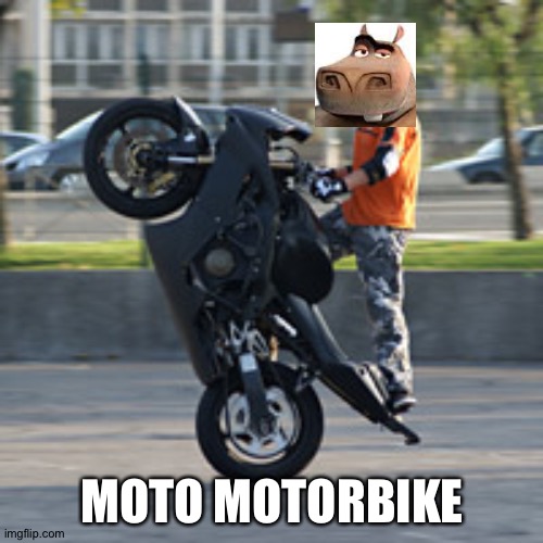 stuntman | MOTO MOTORBIKE | image tagged in stuntman | made w/ Imgflip meme maker