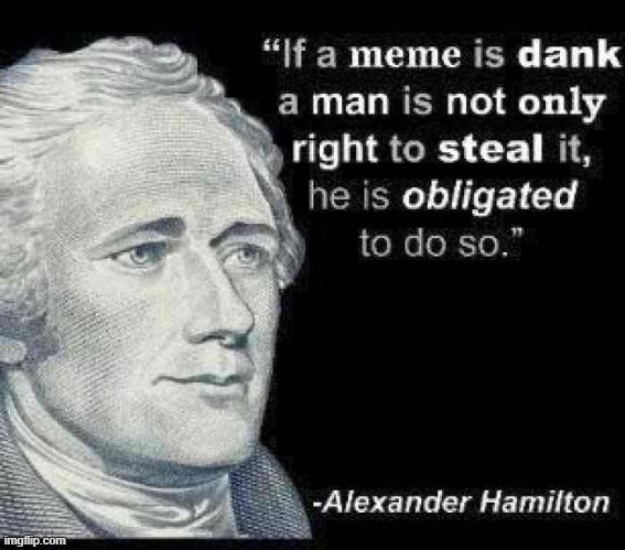 ok who posted this | image tagged in memes,funny,repost,hamilton | made w/ Imgflip meme maker