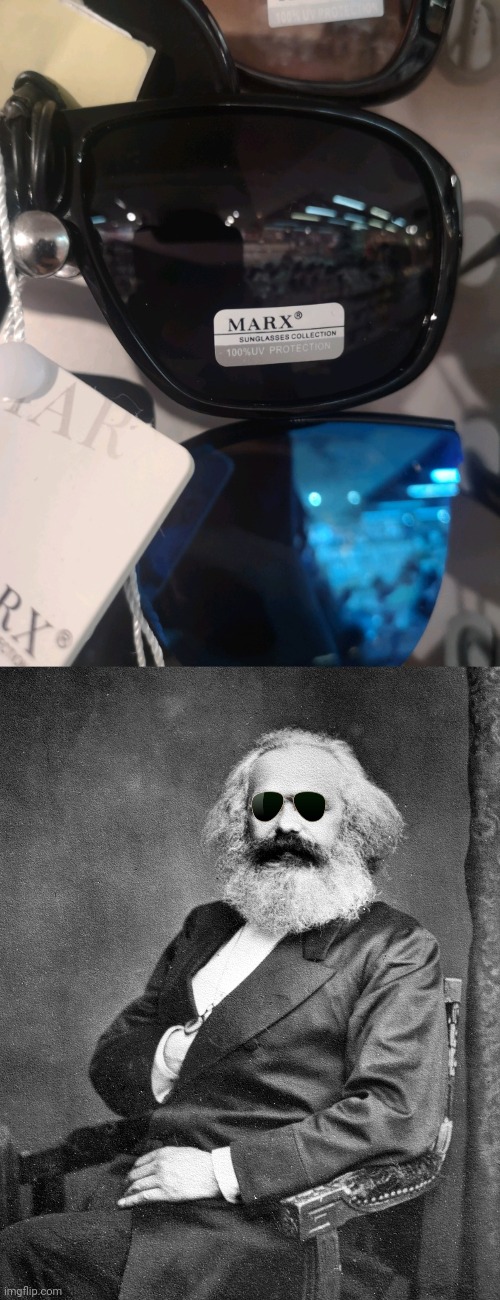 Marx sunglasses | image tagged in communism,karl marx,sunglasses,memes | made w/ Imgflip meme maker