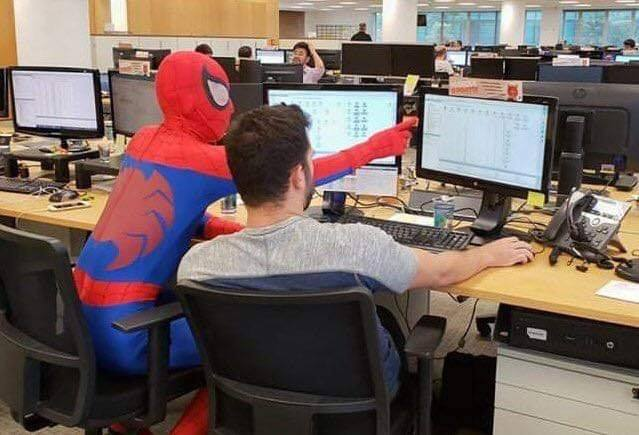 With code review comes great responsibility Blank Meme Template