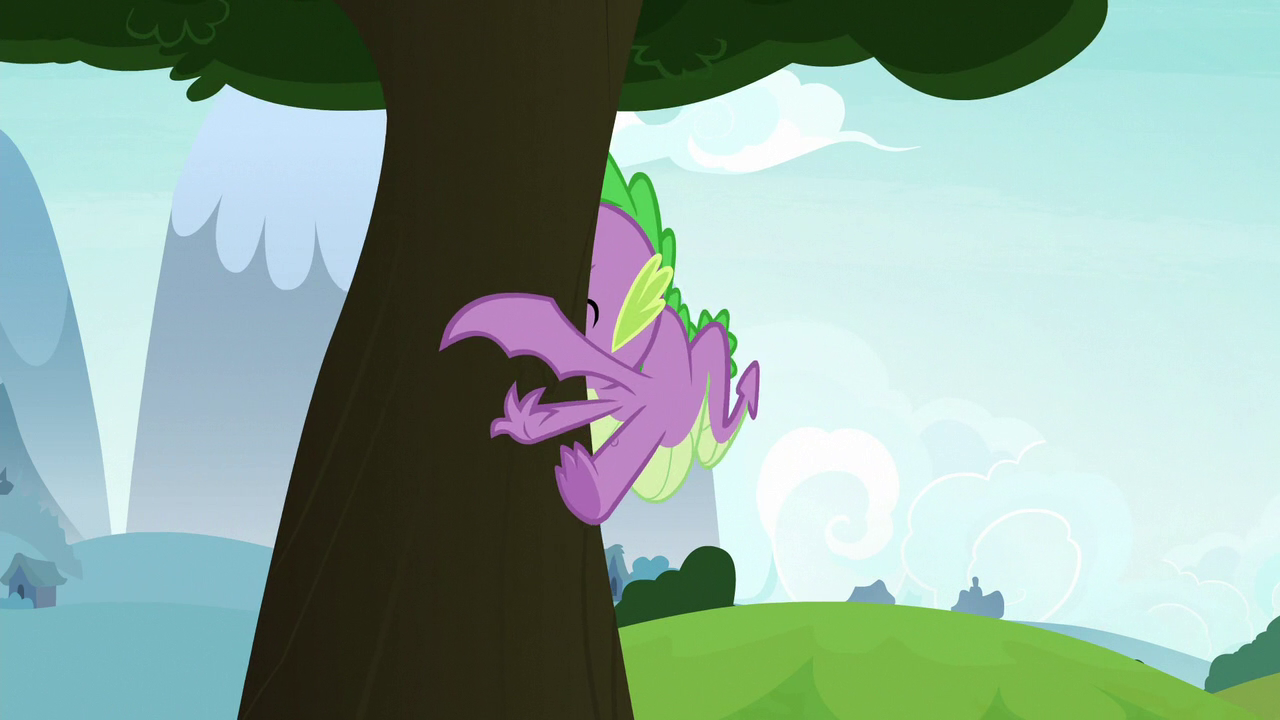 Spike hitting a tree Blank Meme Template