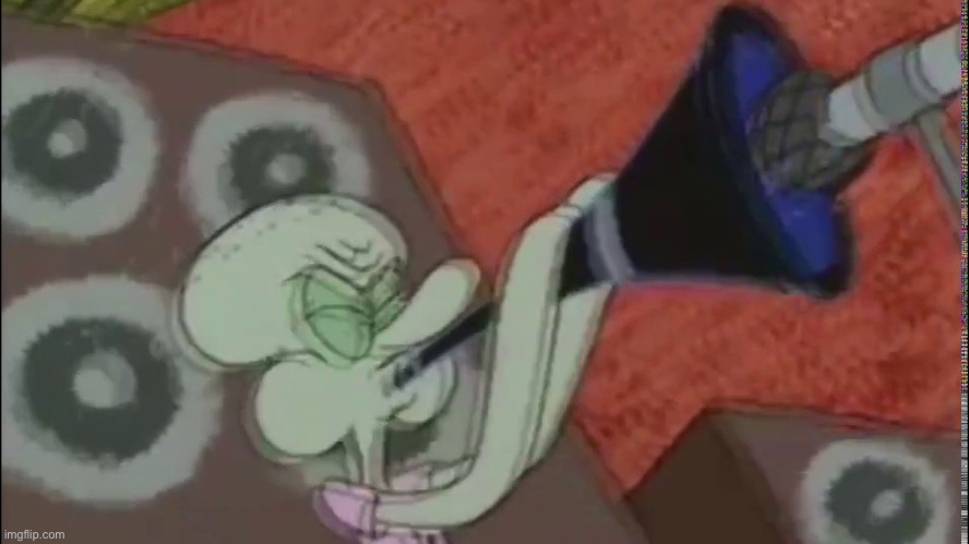 Squidward Clarinet | image tagged in squidward clarinet | made w/ Imgflip meme maker