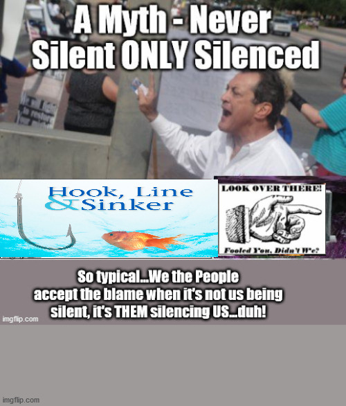 Silenced Majority NOt Silence - Imgflip