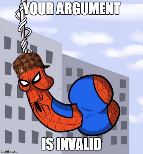 YOUR ARGUMENT IS INVALID | made w/ Imgflip meme maker