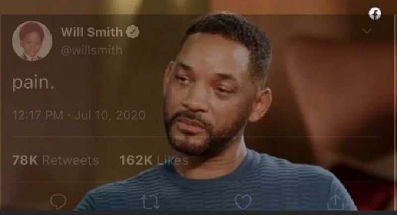 Will Smith pain Blank Meme Template