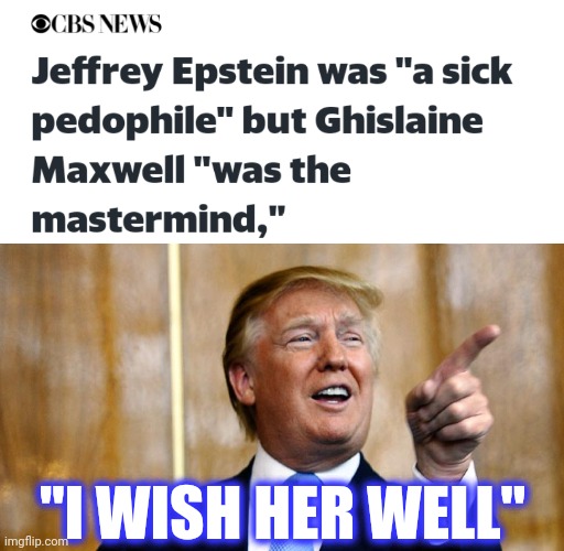 "I WISH HER WELL" | image tagged in donal trump birthday | made w/ Imgflip meme maker