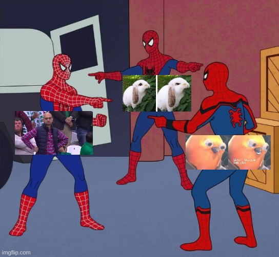 One in the Same | image tagged in spider man triple | made w/ Imgflip meme maker