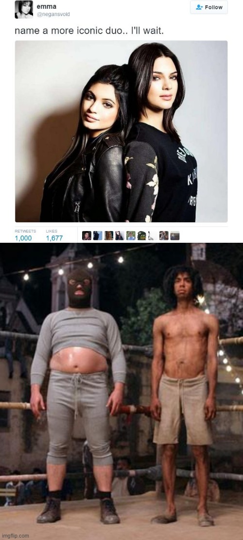 image tagged in name a more iconic duo,nacho libre | made w/ Imgflip meme maker