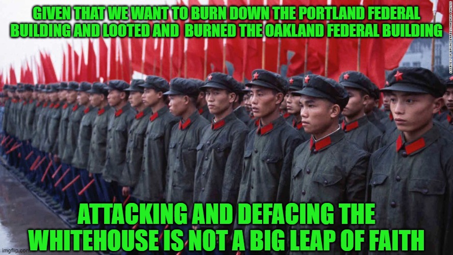 GIVEN THAT WE WANT TO BURN DOWN THE PORTLAND FEDERAL BUILDING AND LOOTED AND  BURNED THE OAKLAND FEDERAL BUILDING ATTACKING AND DEFACING THE | made w/ Imgflip meme maker