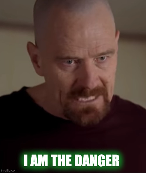I am the danger | I AM THE DANGER | image tagged in i am the danger | made w/ Imgflip meme maker