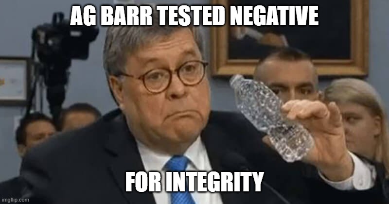 AG BARR TESTED NEGATIVE; FOR INTEGRITY | made w/ Imgflip meme maker