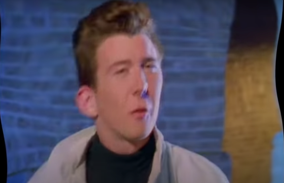High Quality rick astley we've known each other Blank Meme Template