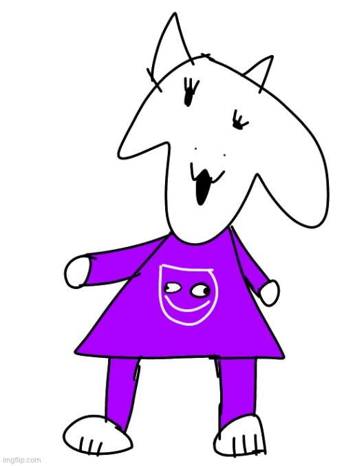 Tutoriel aka bad drawn Toriel | image tagged in memes,funny,toriel,undertale,tutorial,drawing | made w/ Imgflip meme maker