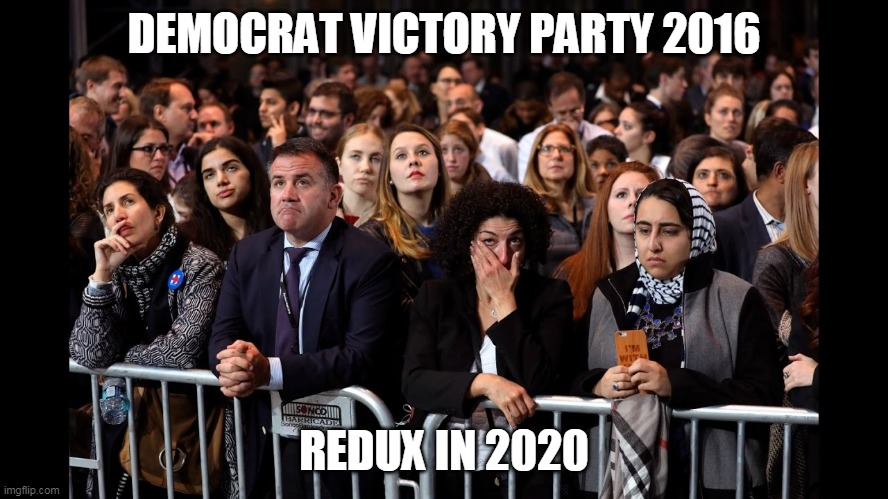 DEMOCRAT VICTORY PARTY 2016 REDUX IN 2020 | made w/ Imgflip meme maker