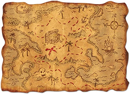 Treasure map Blank Meme Template