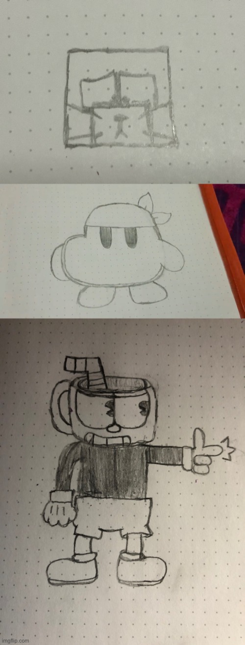 Some traditional drawings I made months ago. | made w/ Imgflip meme maker