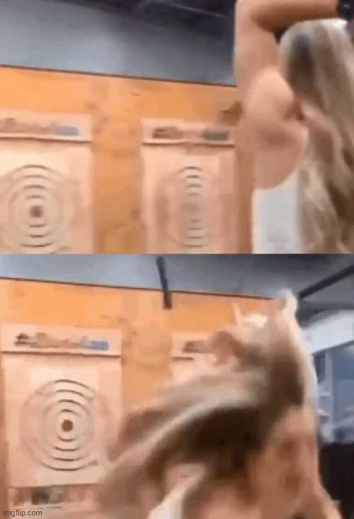 Axe throwing Blank Meme Template