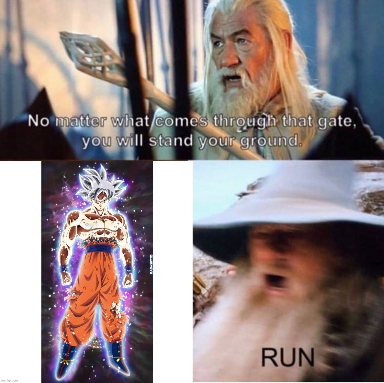 Dragon Ball FighterZ meta be like | image tagged in no matter what comes through that gate | made w/ Imgflip meme maker
