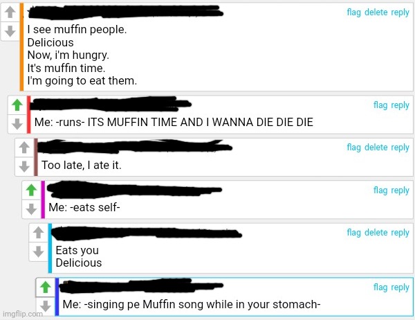Cursed comments about the muffins | image tagged in comments,comment,cursed,muffin,muffins,food | made w/ Imgflip meme maker