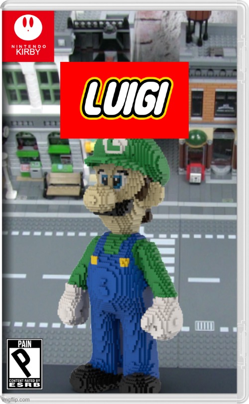 Luigi | image tagged in lego | made w/ Imgflip meme maker