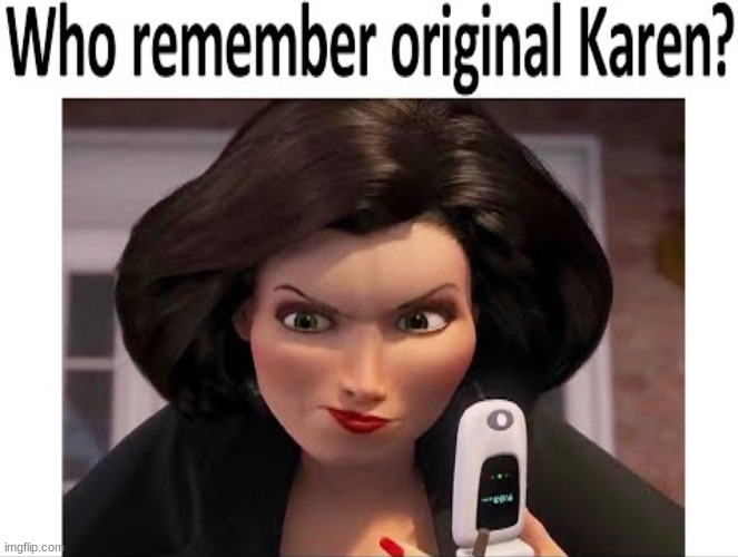 Who remembers the Original Karen? Imgflip