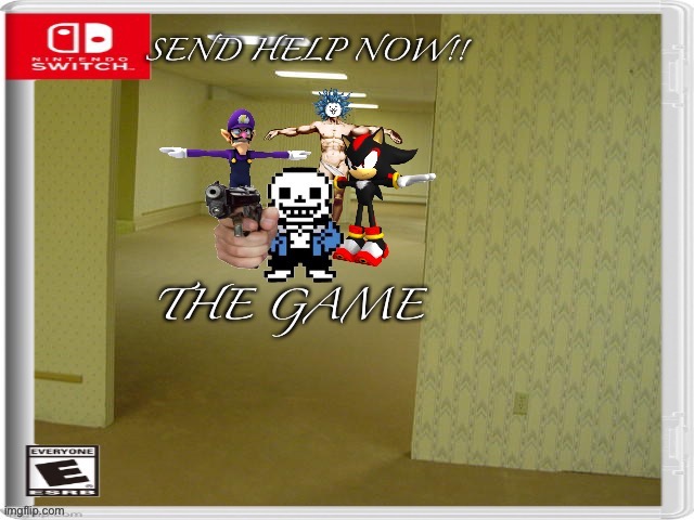Send help now!: The Game | image tagged in memes,funny,crossover,send help,nintendo switch,t pose | made w/ Imgflip meme maker