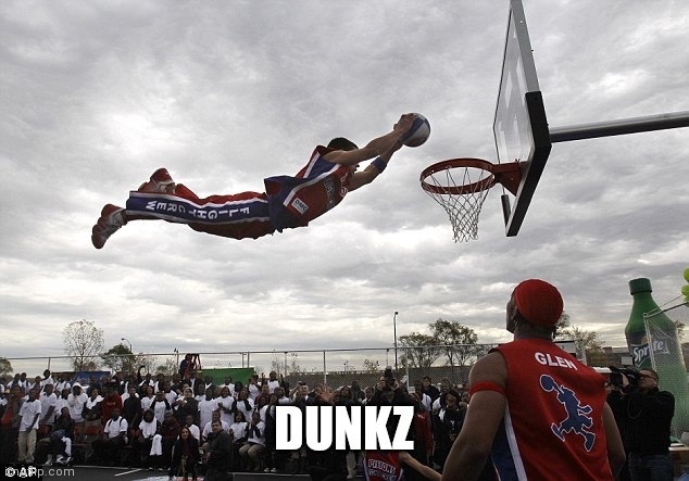 DUNKZ | image tagged in slam dunk | made w/ Imgflip meme maker