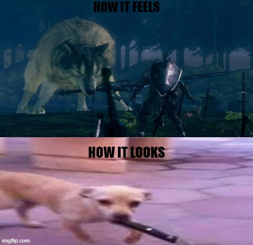 ON JAH | HOW IT FEELS; HOW IT LOOKS | image tagged in gamer | made w/ Imgflip meme maker