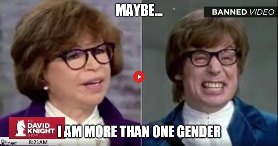 MAYBE... I AM MORE THAN ONE GENDER | image tagged in gender identity | made w/ Imgflip meme maker