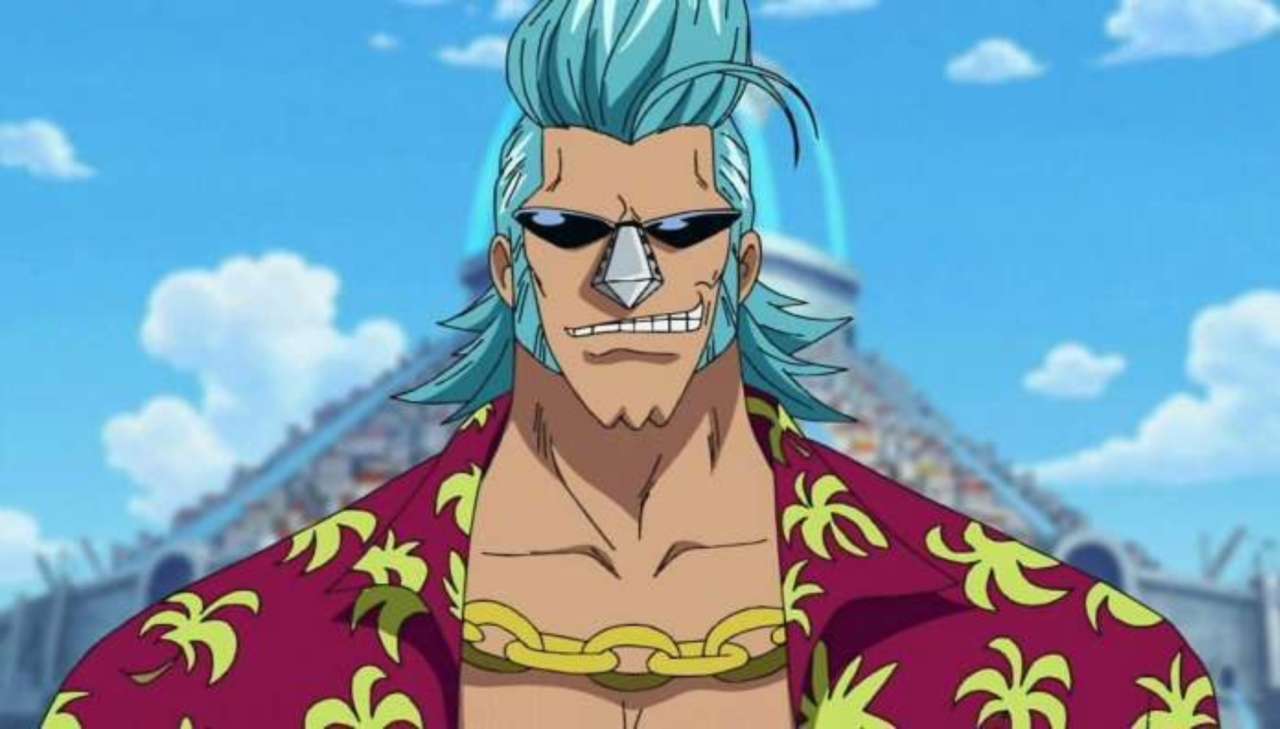 Franky One Piece Blank Meme Template