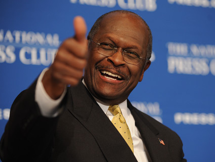 High Quality Herman Cain thumbs up Blank Meme Template