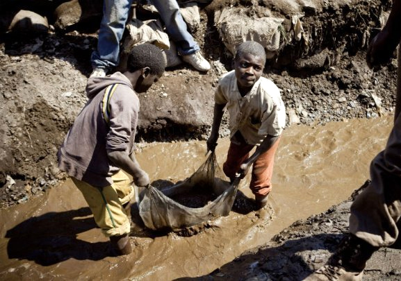 African mining children Blank Meme Template