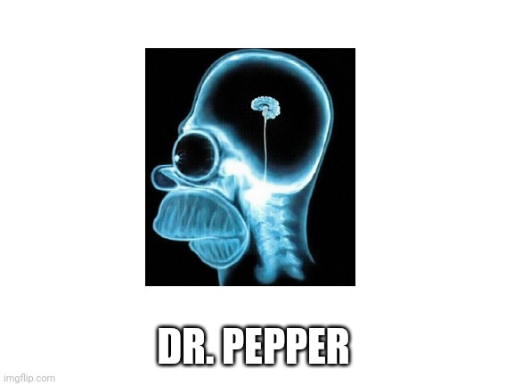 Blank White Template | DR. PEPPER | image tagged in blank white template | made w/ Imgflip meme maker