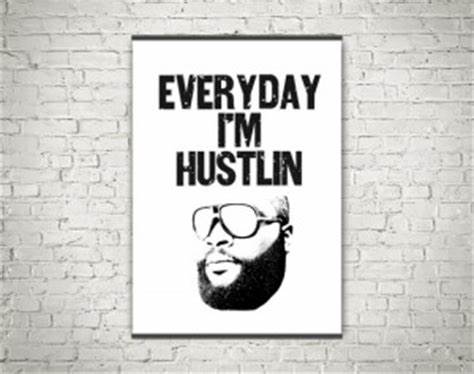 High Quality Rick Ross everyday I'm hustlin Blank Meme Template