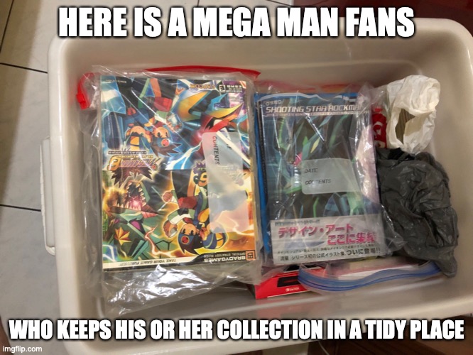 Mega Man Collection Wrapped | HERE IS A MEGA MAN FANS; WHO KEEPS HIS OR HER COLLECTION IN A TIDY PLACE | image tagged in megaman,memes | made w/ Imgflip meme maker