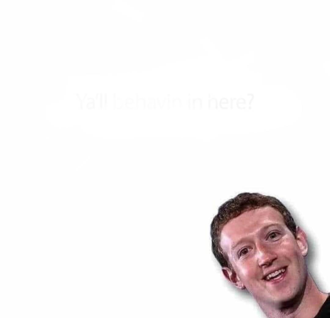 Zuckerberg Blank Meme Template