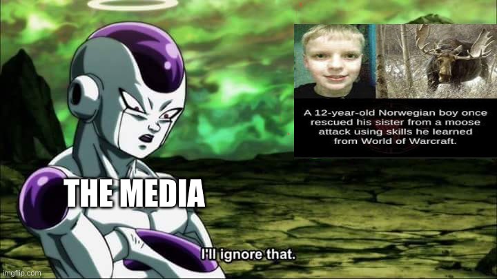 Frieza Dragon ball super "I'll ignore that" | THE MEDIA | image tagged in frieza dragon ball super i'll ignore that | made w/ Imgflip meme maker