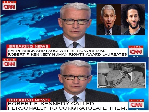 Back To The Future | image tagged in colin kaepernick,fauci,cnn breaking news anderson cooper,cnn fake news,cnn sucks,robert f kennedy | made w/ Imgflip meme maker