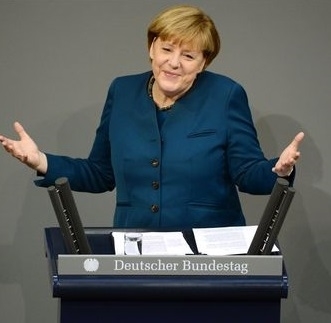 High Quality Merkel bitch please Blank Meme Template