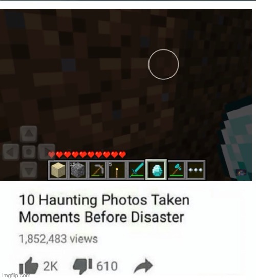 “Let’s Use A Diamond” | image tagged in herobrine,minecraft,youtube,photos | made w/ Imgflip meme maker