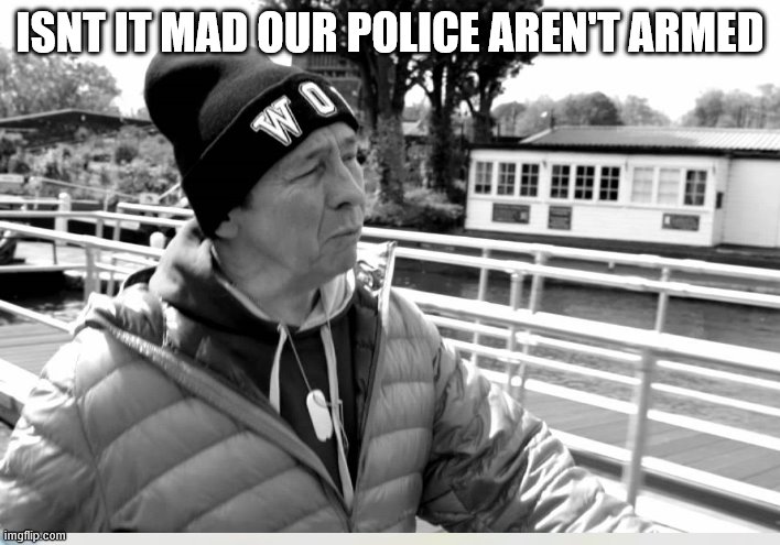 Brilliant!!!!!!! | ISNT IT MAD OUR POLICE AREN'T ARMED | image tagged in fast show | made w/ Imgflip meme maker