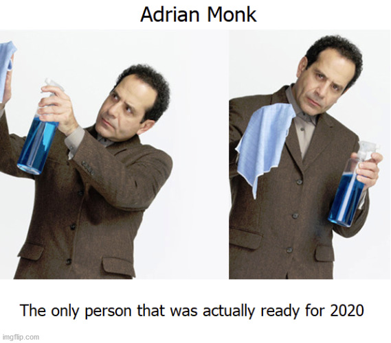 Monk 2020 | image tagged in 2020 | made w/ Imgflip meme maker
