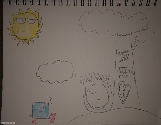 What is Fireball dreaming about? Comment in the comments and tune in tomorrow for the finished drawing. | image tagged in fireball,blocky | made w/ Imgflip meme maker