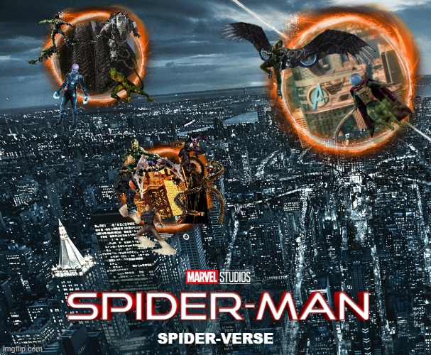 Spider-Man: Spider-Verse Villains | SPIDER-VERSE | image tagged in uomo ragno,spiderman peter parker,villain,villains | made w/ Imgflip meme maker